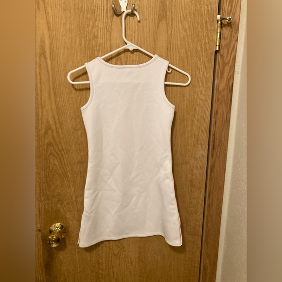 Guess White Dress w/ Multicolor Stripes, Wmns Sz 8 Rare Find! Y2K vibes! Unique! - Picture 5 of 6